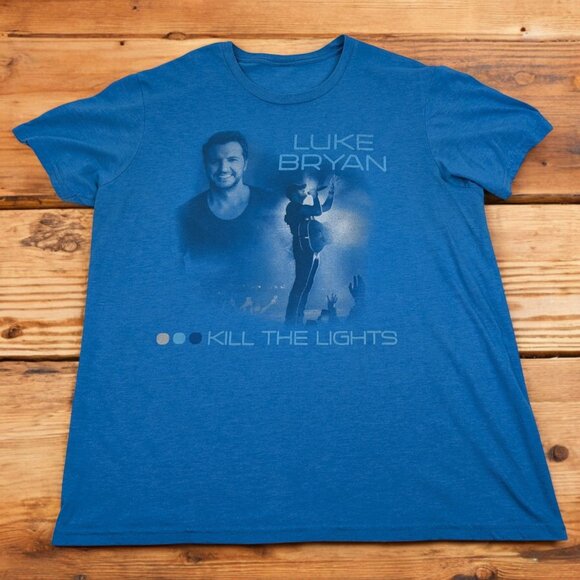 Luke Bryan Kill The Lights Tour Country Music Concert T-Shirt Size‎ XL - Picture 1 of 7